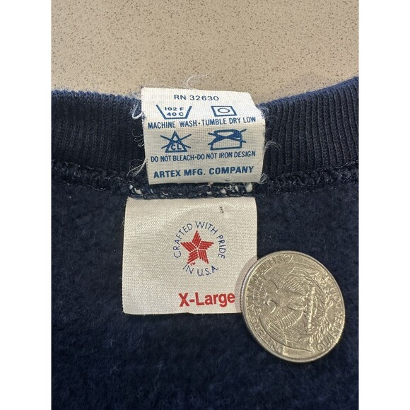 Rare 1985 Kansas City Royals World Champions MLB Sweatshirt XL ARTEX U.S.A. - Picture 6 of 12